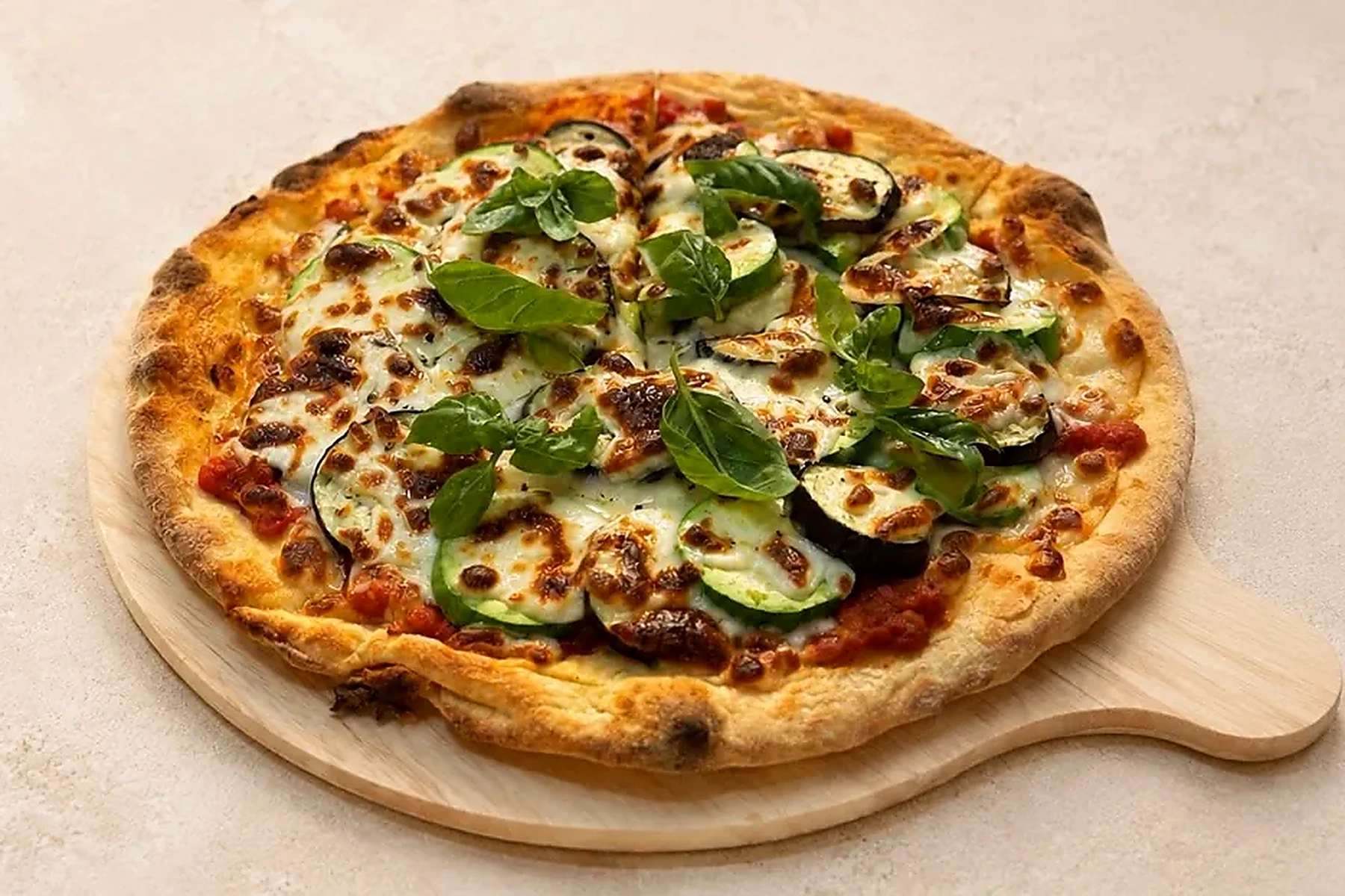 House pizza served at Bukchon Tteul
